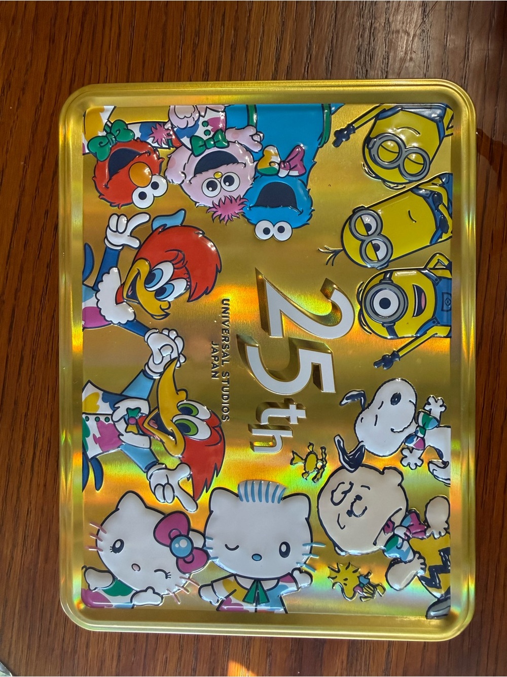 Japan Universal Studios tin box 25th Anniversary
